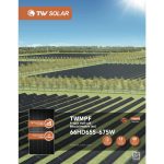 Сонячні панелі монокристаліч Tongwei SOLAR Bifacial 665W TWMPF-66HD655-675W